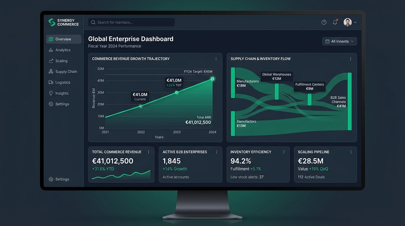 Enterprise B2B Commerce Scaling Portal