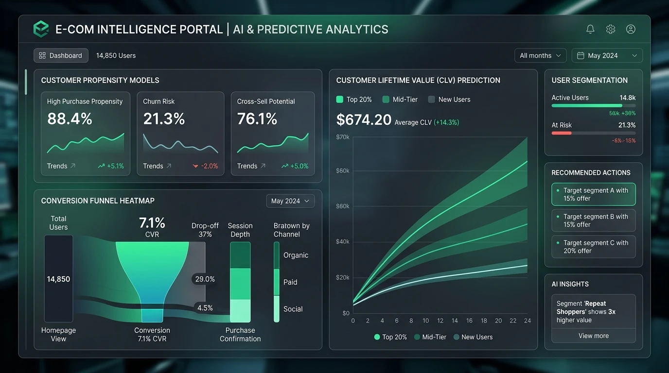 AI & Predictive Customer Intelligence Dashboard